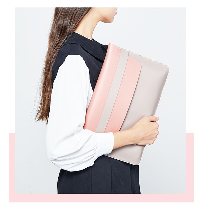 Bao da, túi đựng laptop, Macbook bằng da PU chống thấm nước, kích thước 11.6 | 13.3 | 14 | 15.6 inch