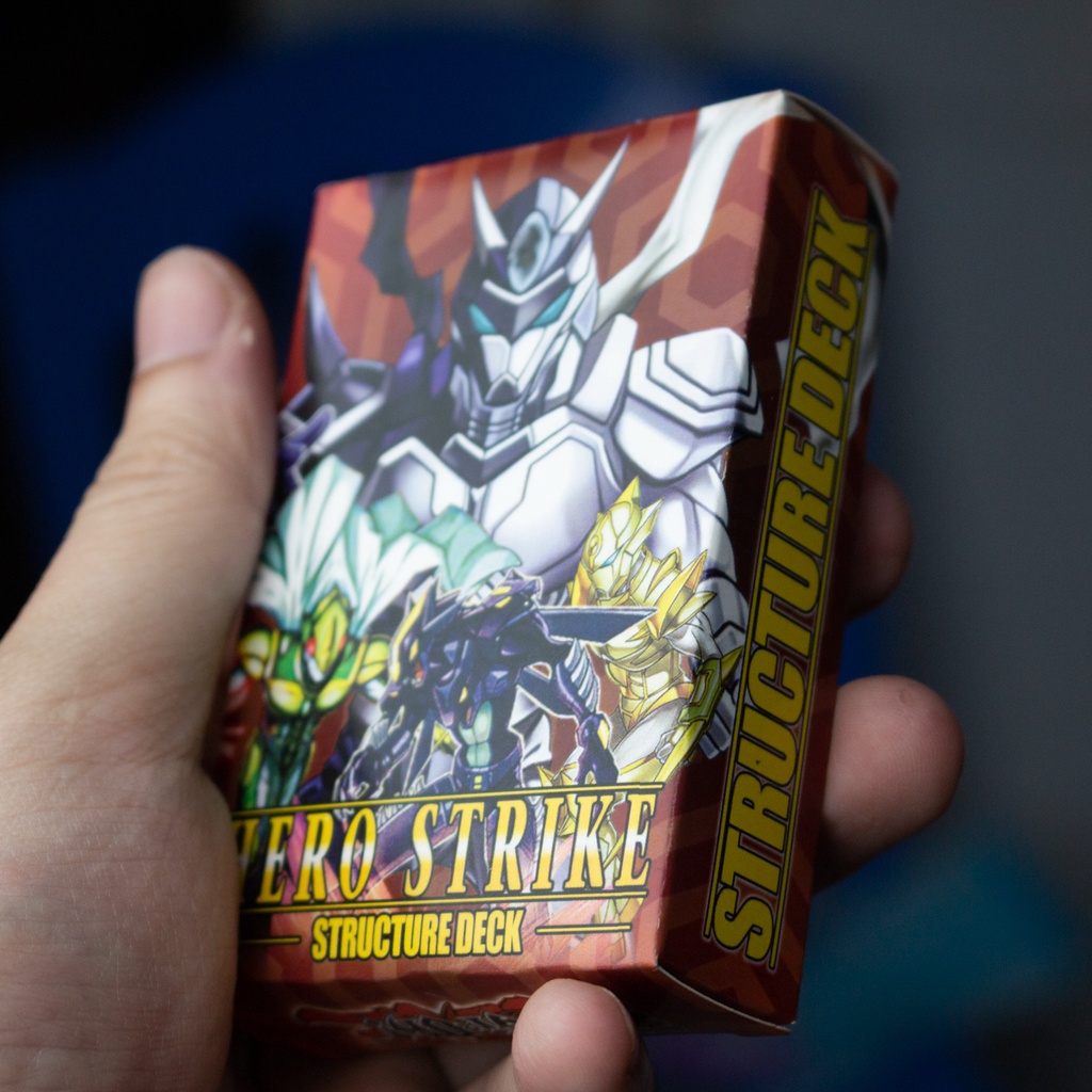 Bộ bài Hero Strike Structure Deck của Jaden Yuki card bài yugioh có tem chất lượng cao full hộp