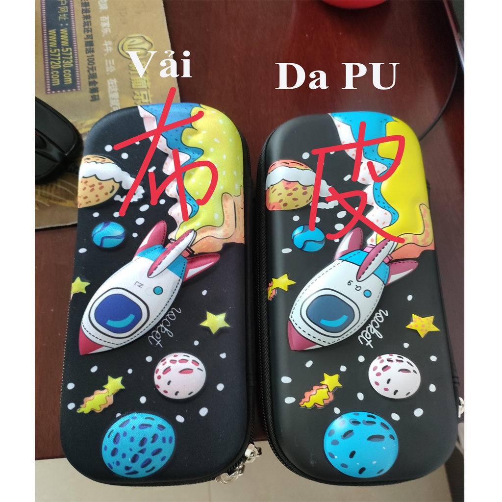 Hộp bút trẻ em 3D kiểu dáng dễ thương cho bé trai bé gái