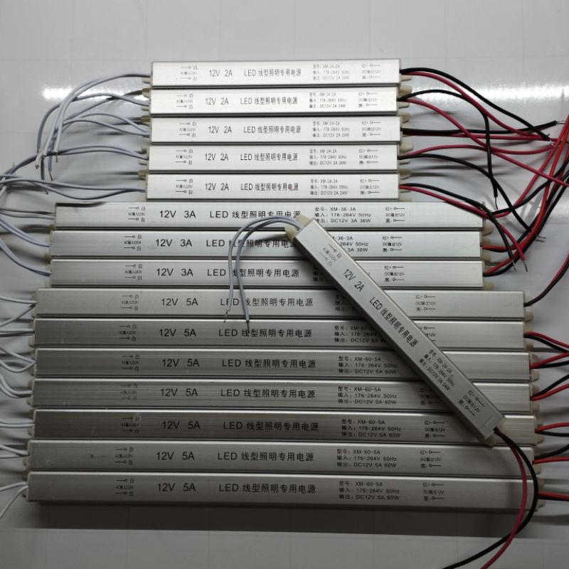 Nguồn đèn led 12V 2A, 3A, 5A, nguồn đũa siêu nhỏ gọn.