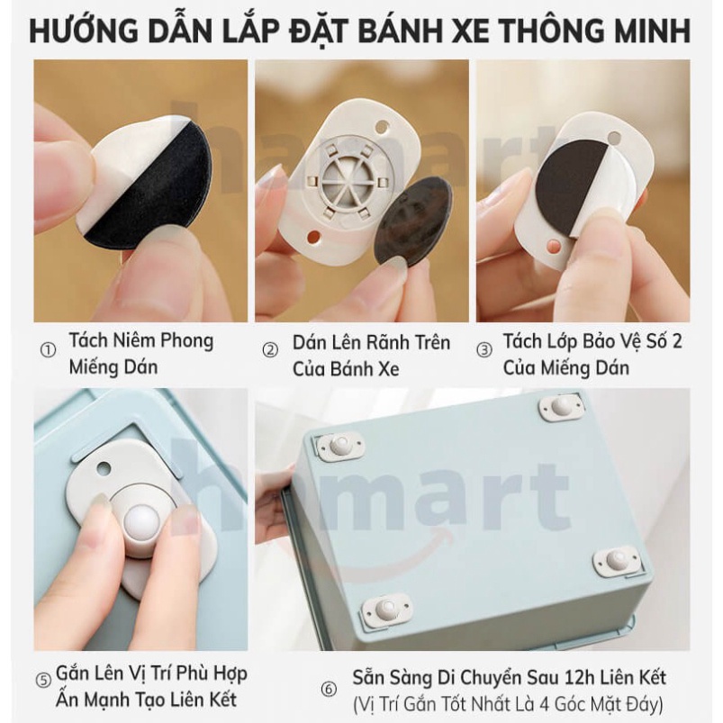 Bộ Di Chuyển Đồ 4 Bánh Đa Năng ,Chịu Lực tốt Giúp Di Chuyển Vật Nặng Dễ Dàng