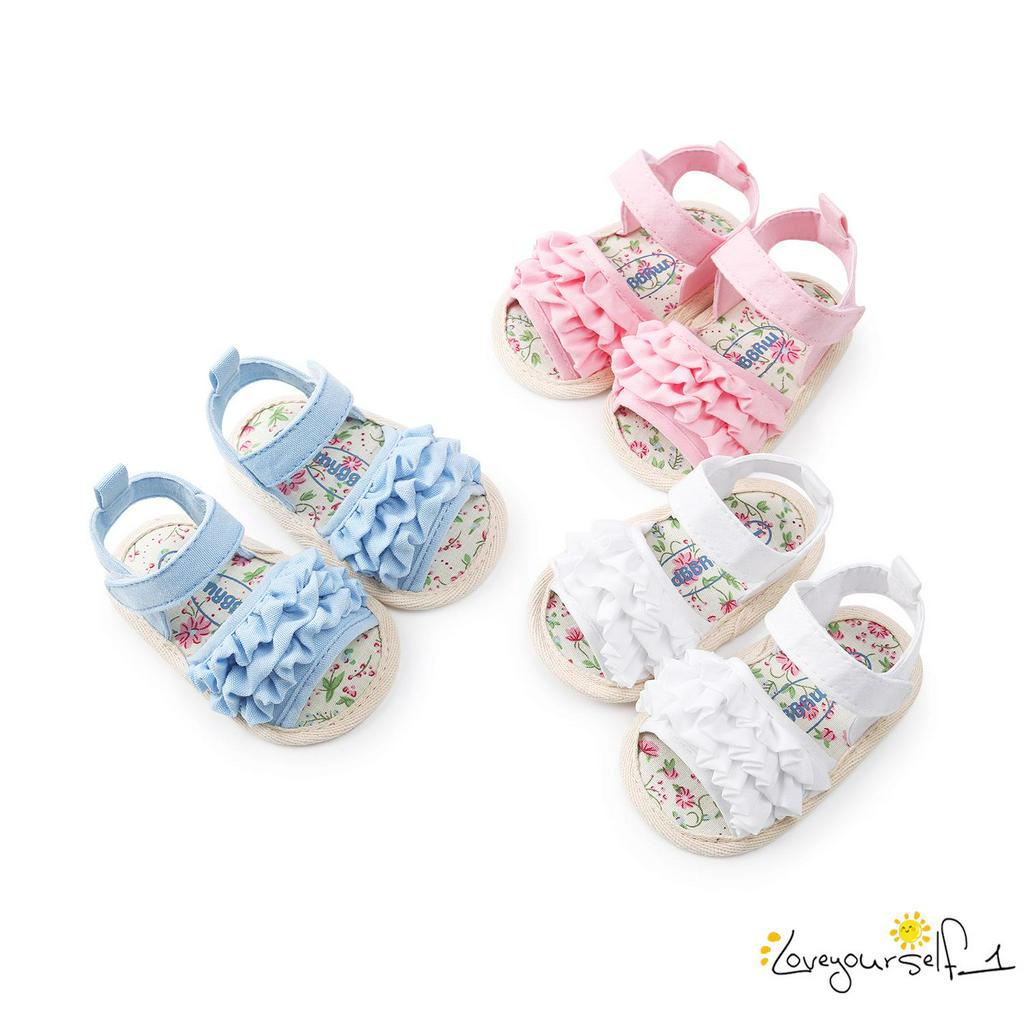 Giày Sandal Đế Mềm Cho Bé Gái Sơ Sinh