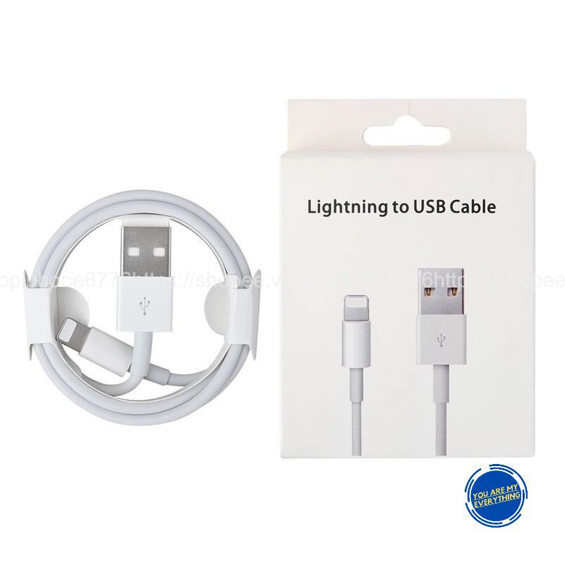 (Ảnh thật) Dây sạc nhanh, cáp sạc nhanh lightning không kén máy dài 1m tiêu chuẩn USA ✓ Siêu bền