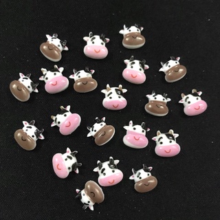 set charm bò sữa trang trí móng