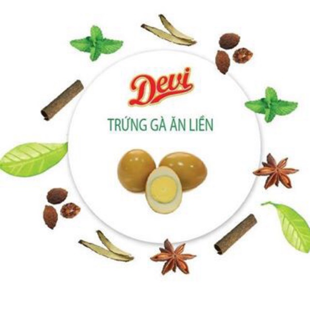 (Hộp 10 quả) trứng gà devi ăn liền