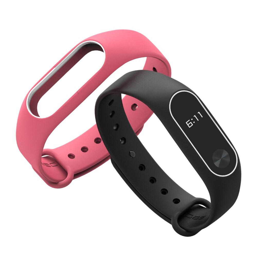 Dây Đeo Thay Thế Chất Liệu Silicon Thiết Kế Nhiều Lỗ Cho Xiaomi Mi Band 2