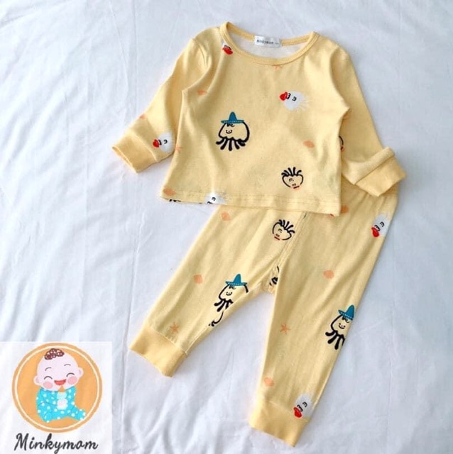 Bộ hoạ tiết Minky thun lạnh L1