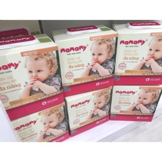 Khăn khô Mamamy hộp 180 tờ