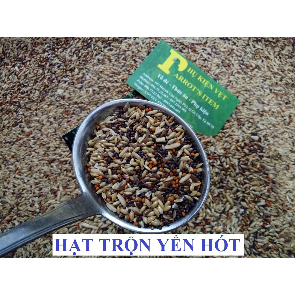 500G HẠT TRỘN DÀNH CHO YẾN HÓT (ĐẦY ĐỦ CHẤT DINH DƯỠNG)