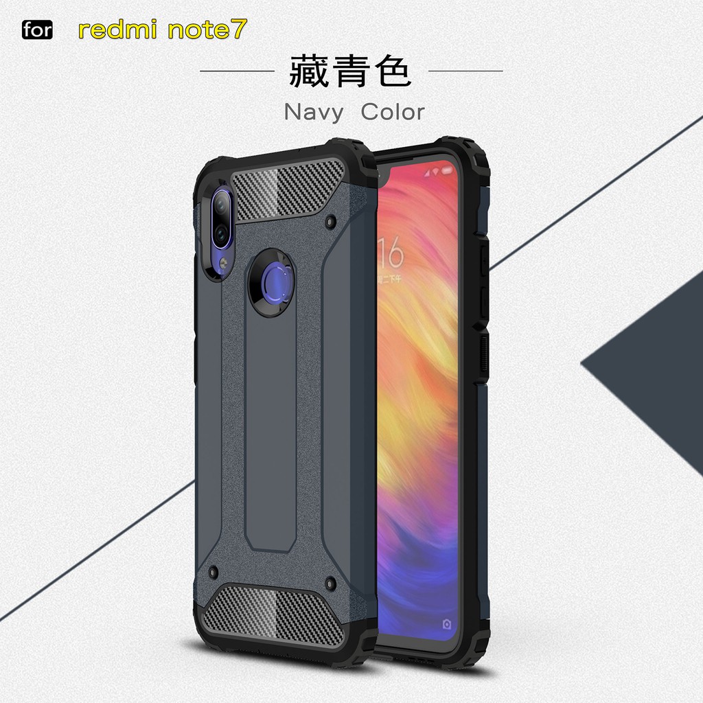 Ốp lưng armor có giá đỡ cho Xiaomi Redmi Note 6/Note 6 Pro