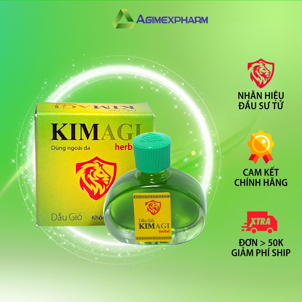 Dầu gió Kimagi - Hộp 1 chai 6 ml - Gợi nhớ mùi hương dầu gió Kim