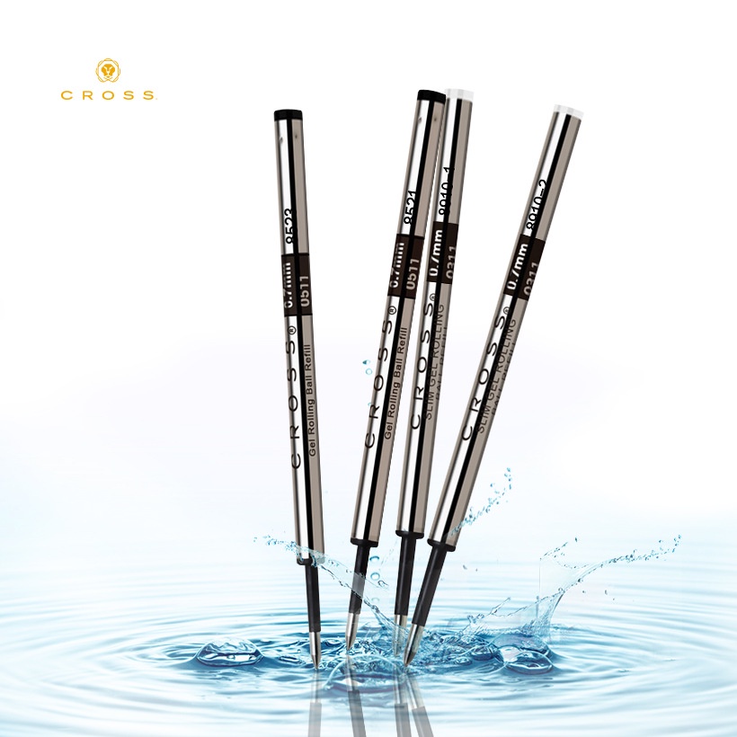 Ruột Bút Chính Hãng Cross 8521 8523 Màu Xanh Gel Rollerball Refill