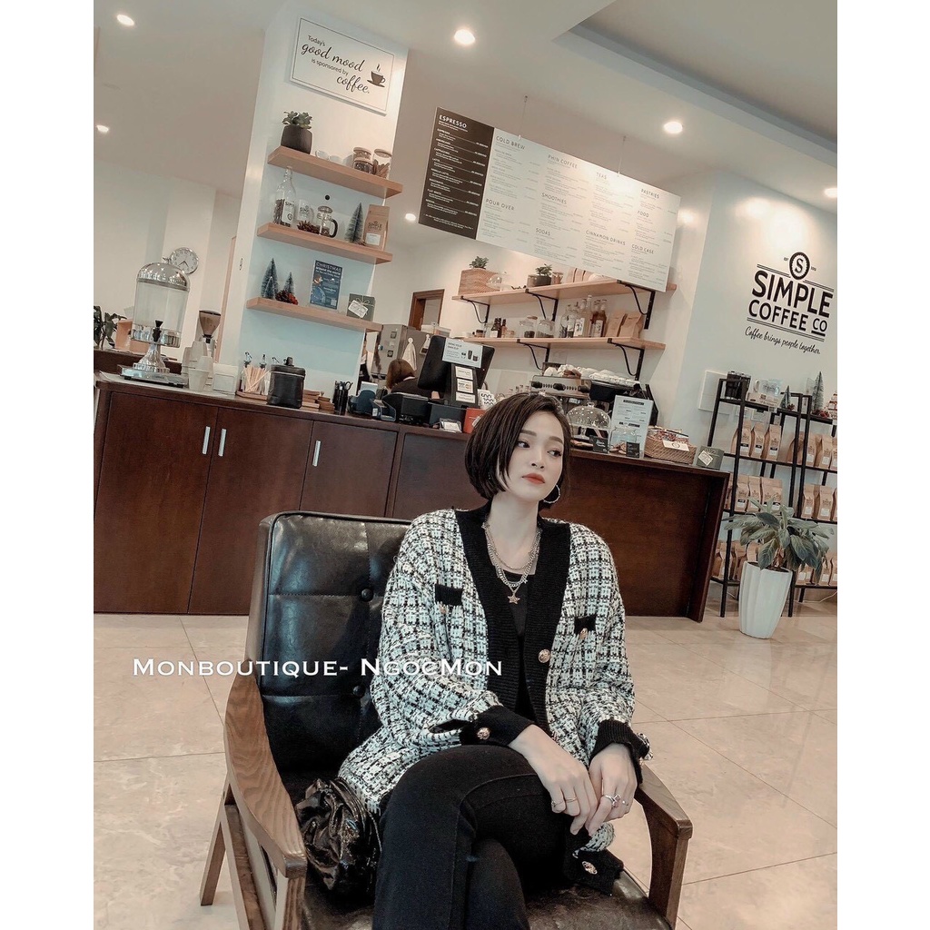 [Hàng Quảng Châu] Áo len cardigan gạo cháy siêu hot mùa thu - hinhin | BigBuy360 - bigbuy360.vn