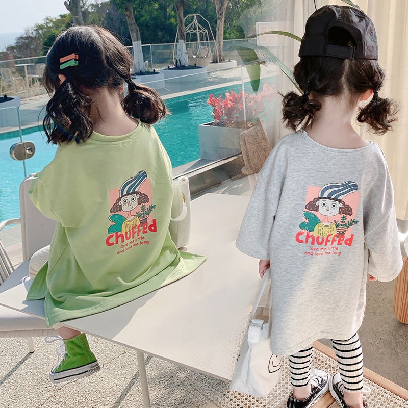 Đầm Sweater Xuân Thu Dáng Rộng Phong Cách Hàn Quốc Mới Cho Bé Gái