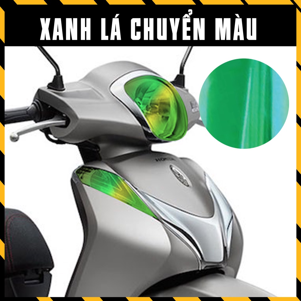 Film Dán Choá Đèn Titan Đổi Màu Xe SH Mode 2015 - 2019 | Tem Decal Dán Đèn Xe Đủ Màu Xanh, Tìm, Vàng, Hồng...
