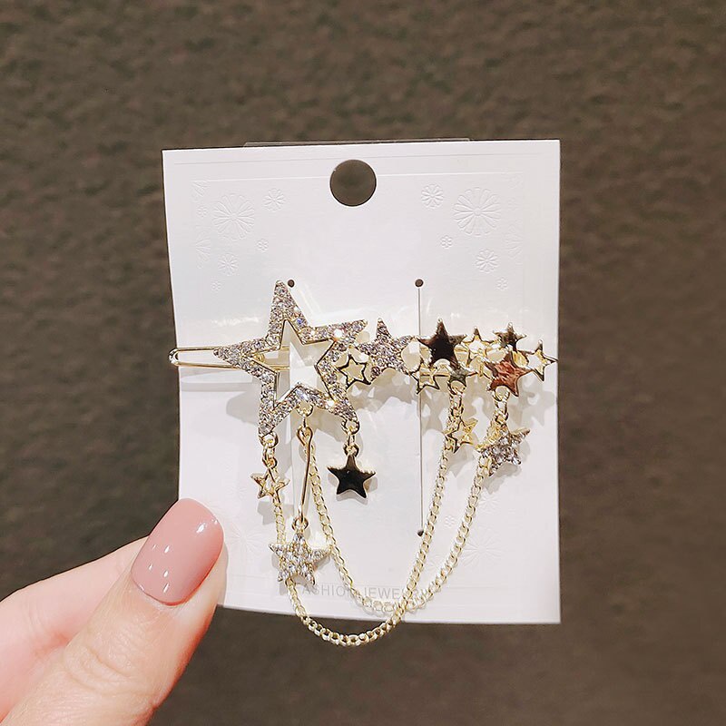 Kẹp tóc hình sao xinh xắn cho nữ