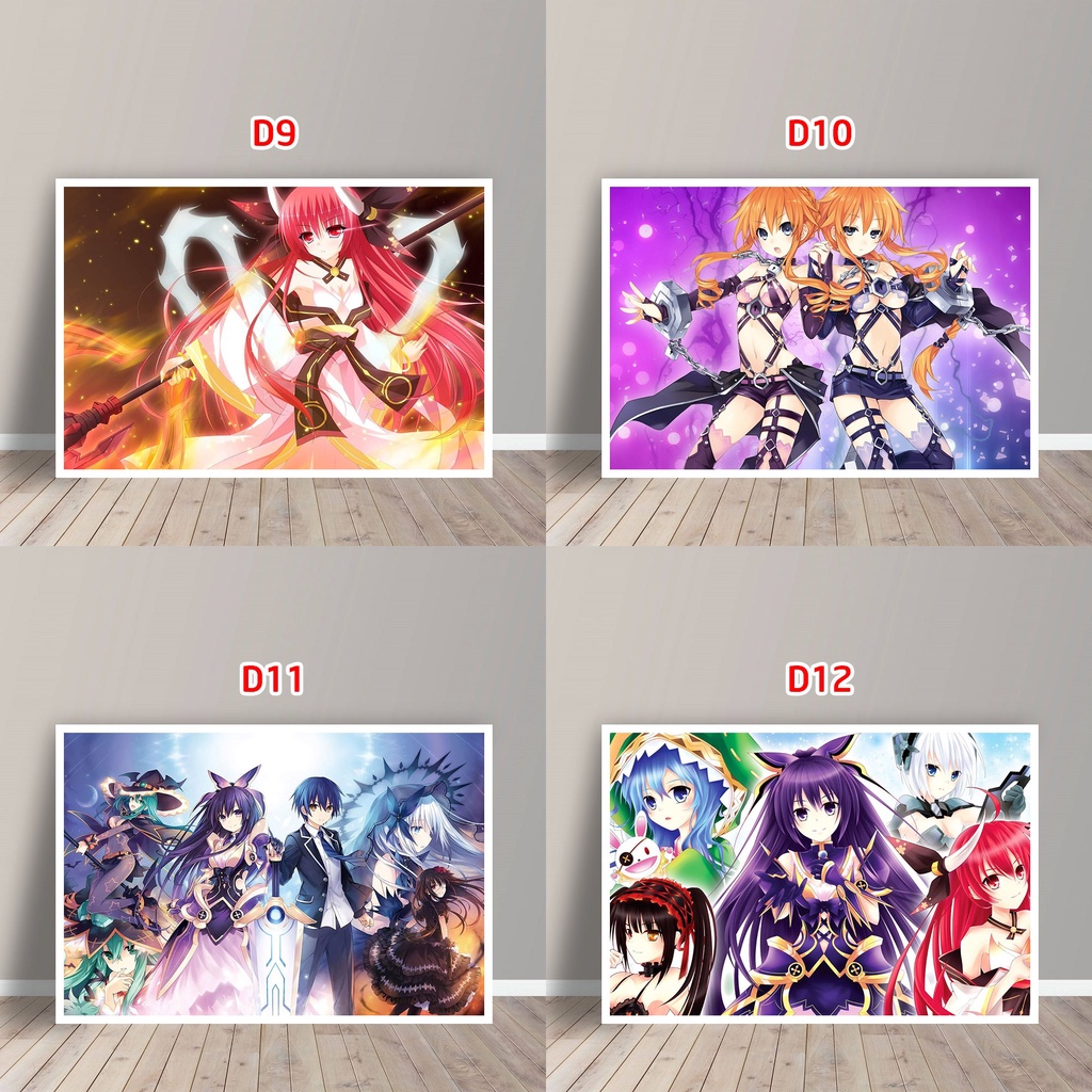 Tấm Postcard Cao Cấp Anime Date A Live