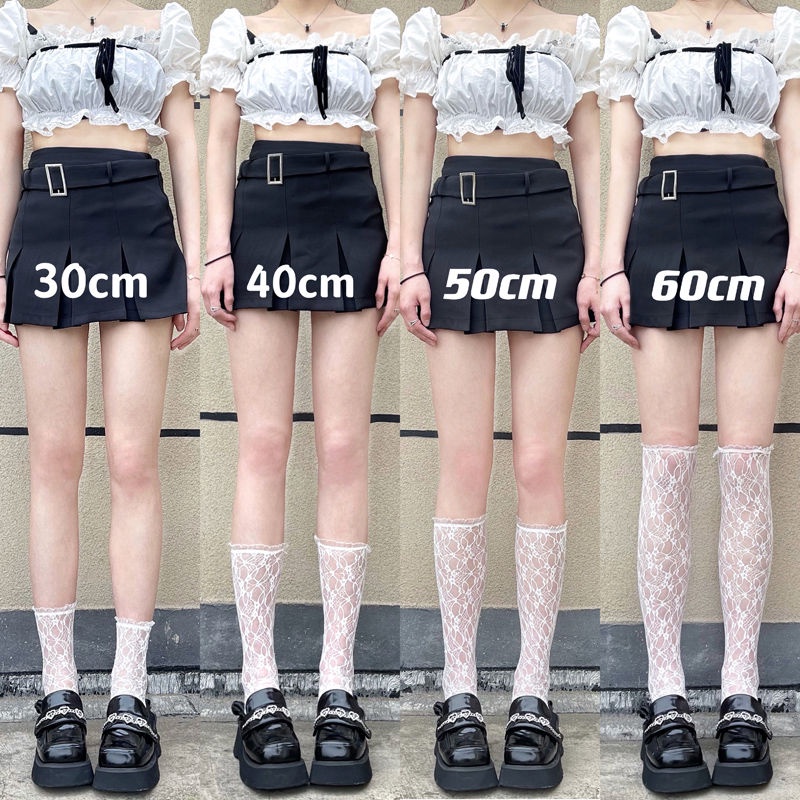 Lolita JK kiểu dáng ren ống giữa / bắp chân / ống dài đến đầu gối / tất ngang gối