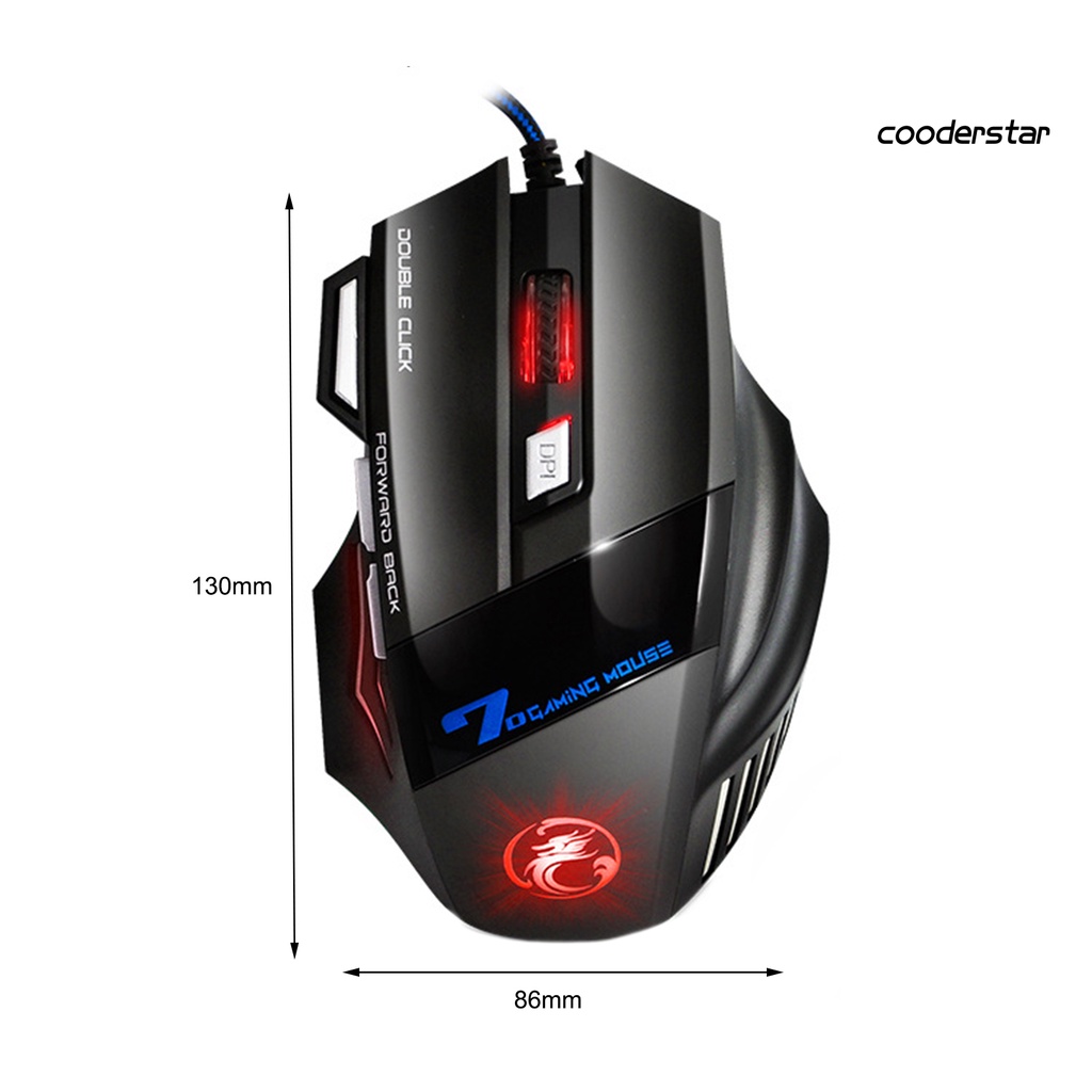 Chuột quang chơi game 7 nút bấm IMICE X7