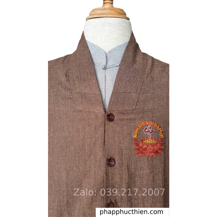Áo Khoác Đi Chùa Nam/Nữ, Áo Gilê Nam/Nữ, Vải Linen Ấn Độ