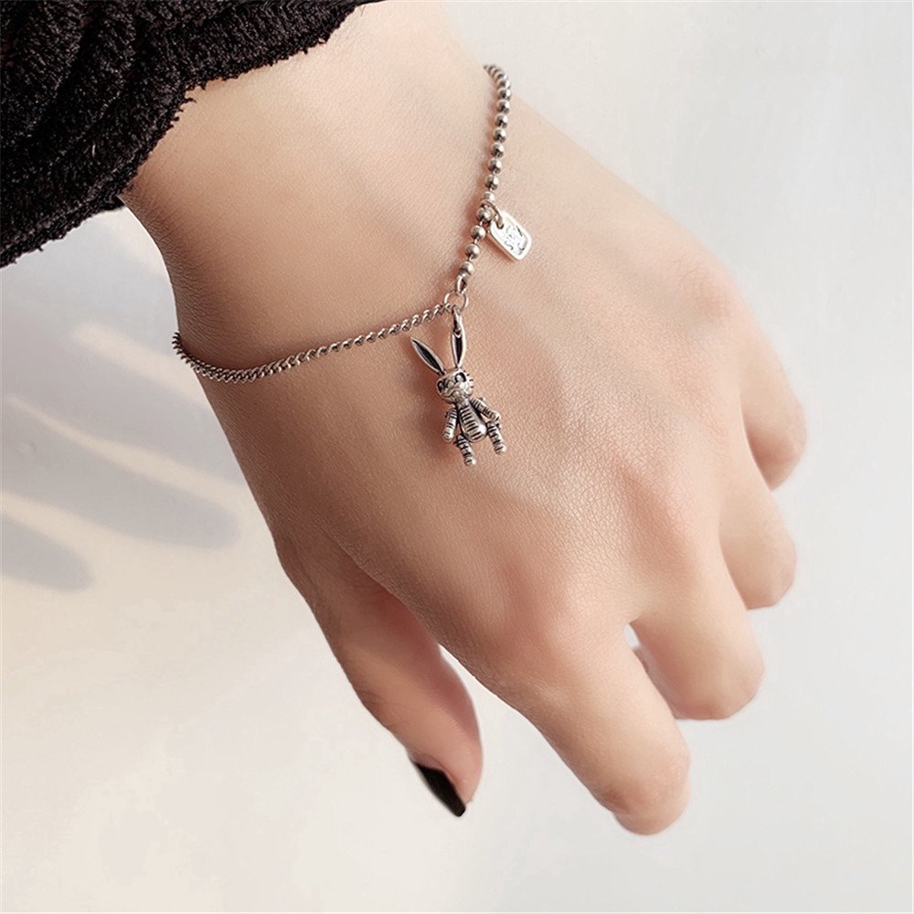 Vòng Tay Hợp Kim Mặt Hình Thỏ Xinh Xắn Cho Nữ | BigBuy360 - bigbuy360.vn