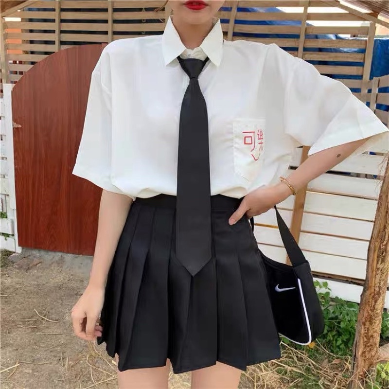 Áo sơ mi mặt cười túi LN11