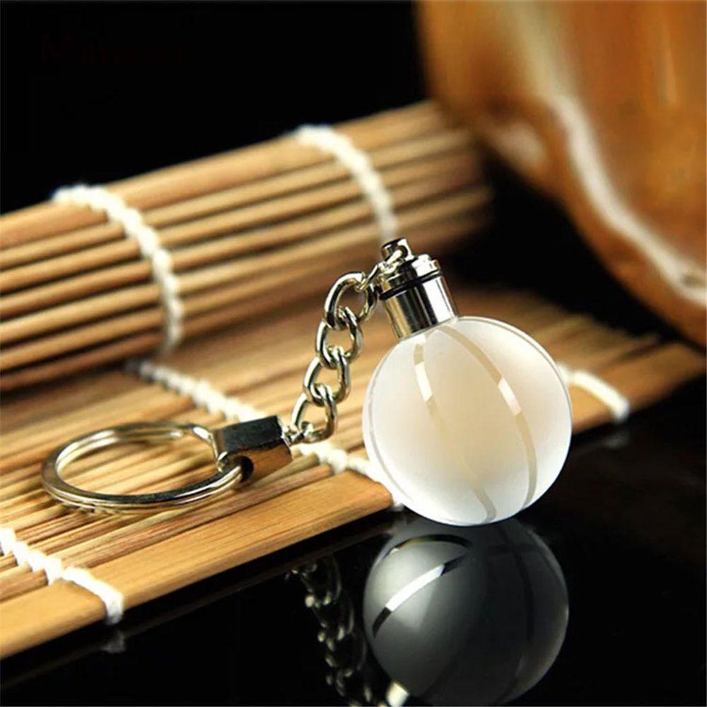 Móc Khóa Hình Quả Bóng Đá Có Đèn LED Nhiều Màu Sắc