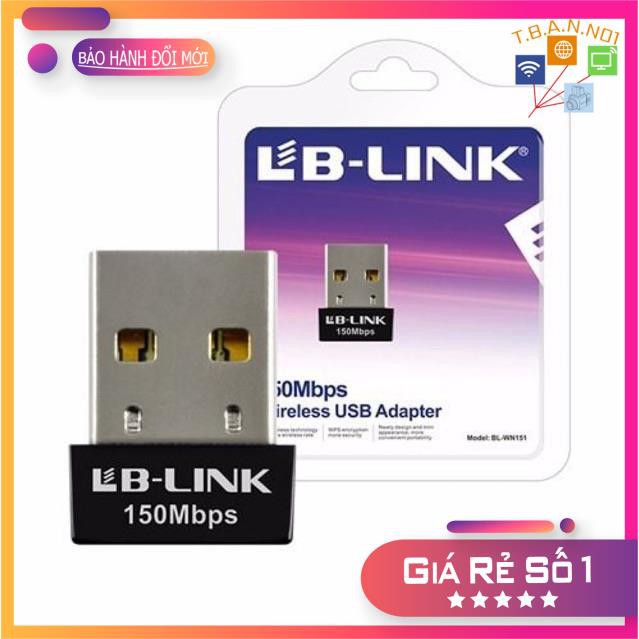 USB thu wifi LB-Link W151 150Mbs siêu nhỏ ( bằng đầu thu chuột không dây)