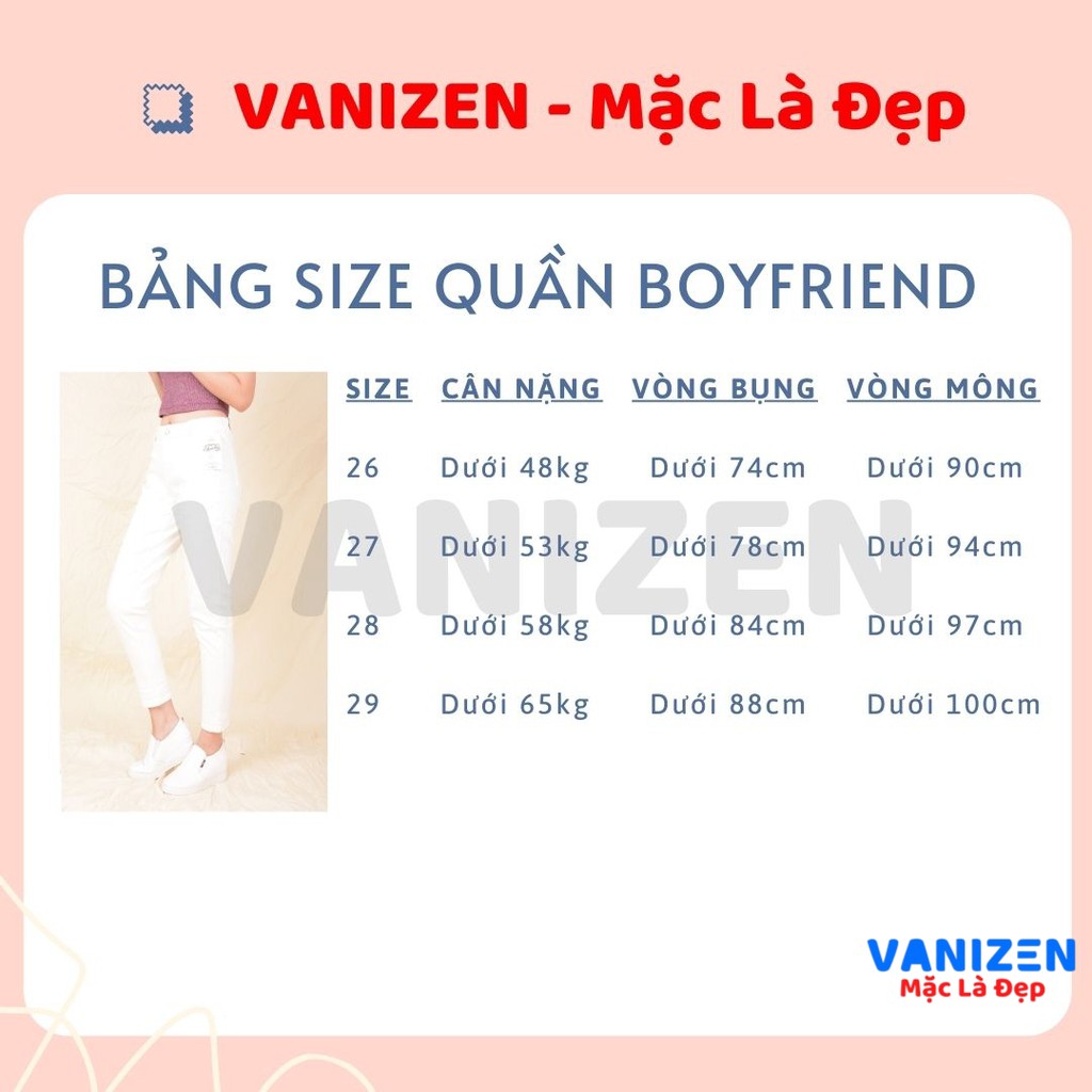 Quần jean nữ ống rộng baggy đẹp lưng cao cạp bán chun đen trắng trơn hàng hiệu cao cấp mã 458 VANIZEN