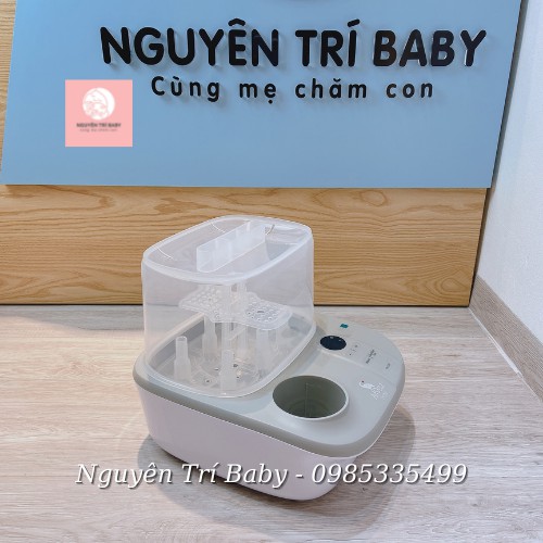 Máy hâm sữa tiệt trùng sấy khô 3 trong 1 Moaz bébé MB-005