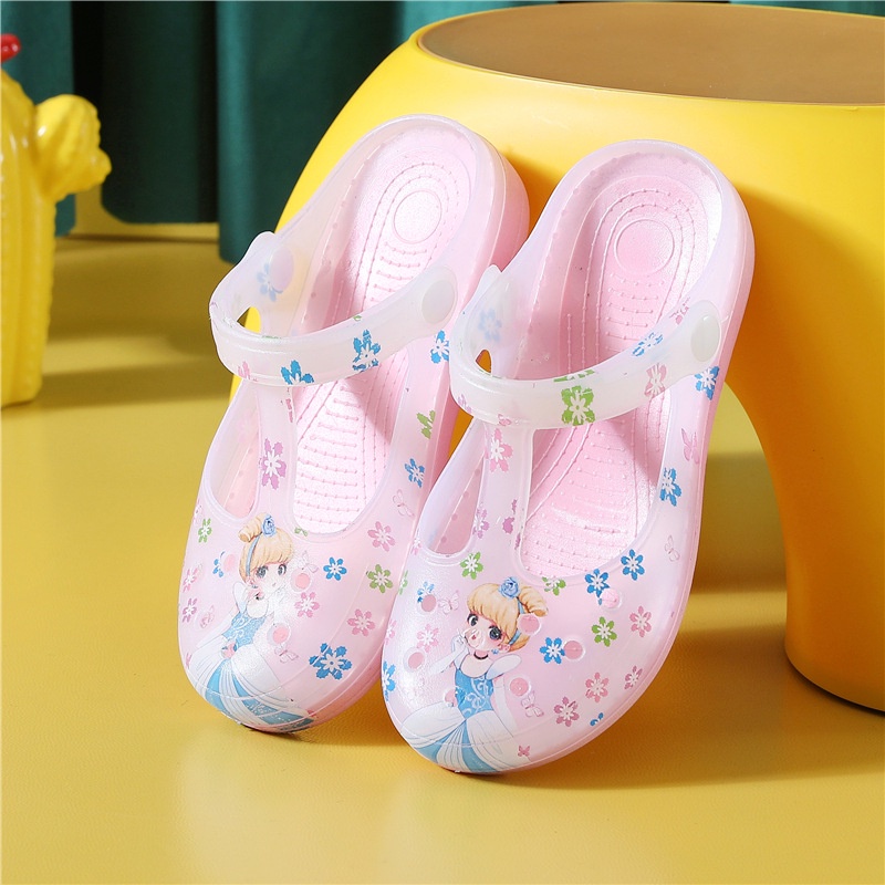 Dép Sandal Đế Mềm Chống Trượt Thời Trang Đi Biển Cho Bé Gái