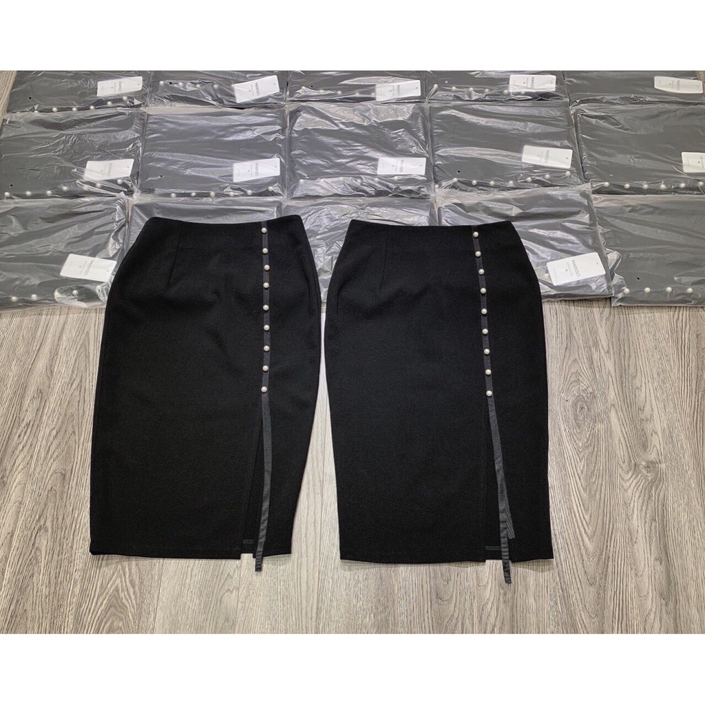 CHÂN VÁY ĐÍNH NGỌC PHỐI RUY BĂNG | BigBuy360 - bigbuy360.vn