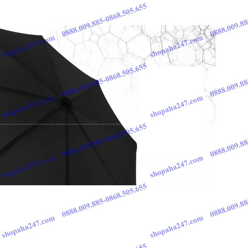 Ô đi mưa đóng mở tự động 2 chiều (Xanh biển đậm)