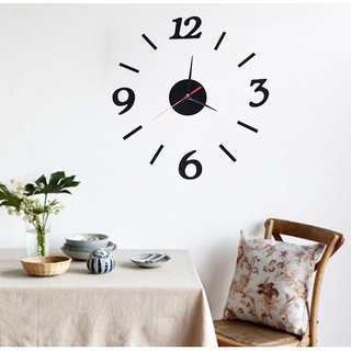 Đồng hồ dán tường nghệ thuật DIY