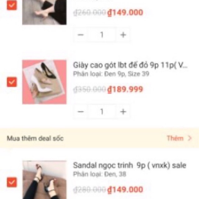 Combo 1 đôi trang 35 và 1 đôi nude 35