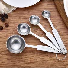 Bộ 4 muỗng đo lường inox cao cấp. Hàng nhật bản