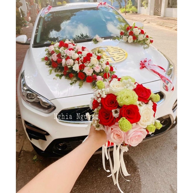 Chữ alu dán xe hoa