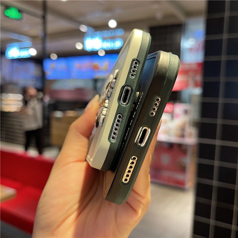 Ốp điện thoại silicon họa tiết chú chó 3d thích hợp cho iPhone 7 8Plus X XS XR XSMAX 11 11pro 12pro Hew7