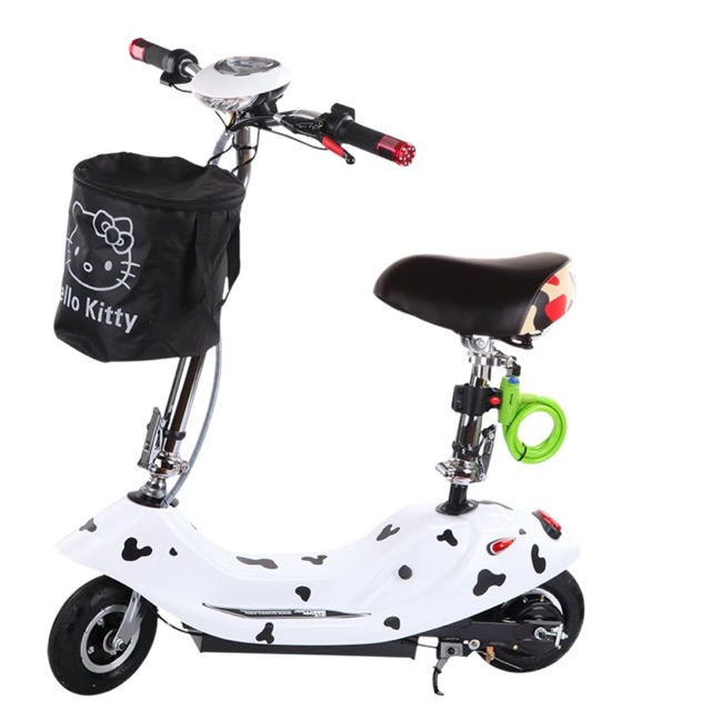 Xe điện mini DOLLY DOLPHIN ELECTRIC SCOOTER-xe đạp điện gấp pin nhỏ SCOOTER