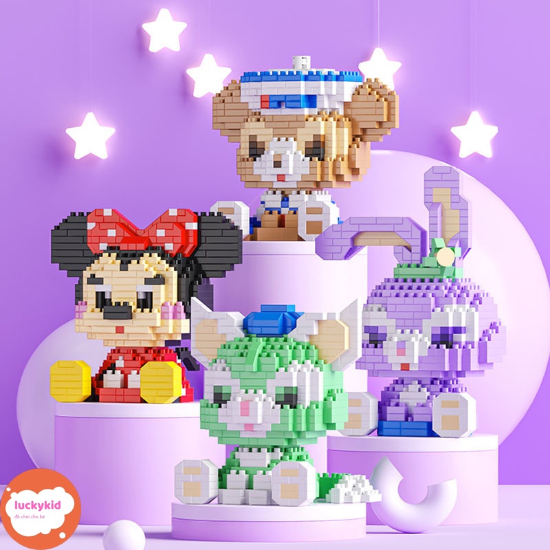 Đồ chơi xếp hình mô hình nhiều chi tiết ,Bộ đồ chơi lắp ráp, lắp ghép mô hình 3D mini cho bé trai bé gái