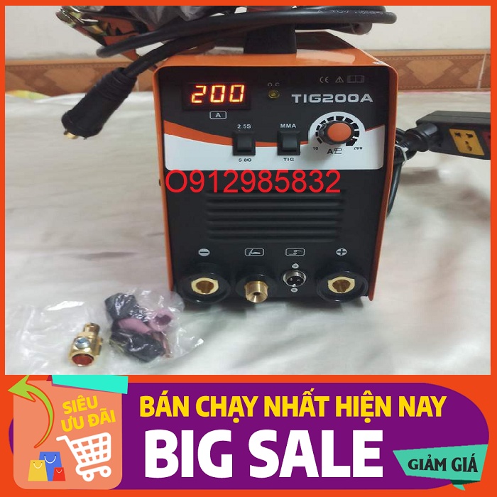 Máy hàn tig Jasic 200A-2 Chức Năng,HÀN INOX -QUE, Máy hàn 2 chức năng, tiện lợi cho mọi công trình