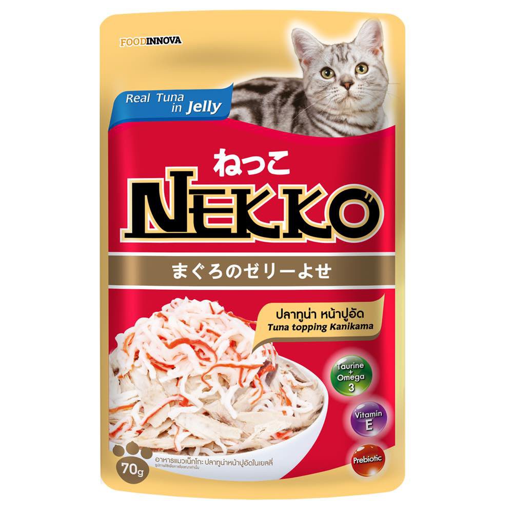 COMBO 6 GÓI pate Nekko cho mèo trưởng thành trên 1 tuổi