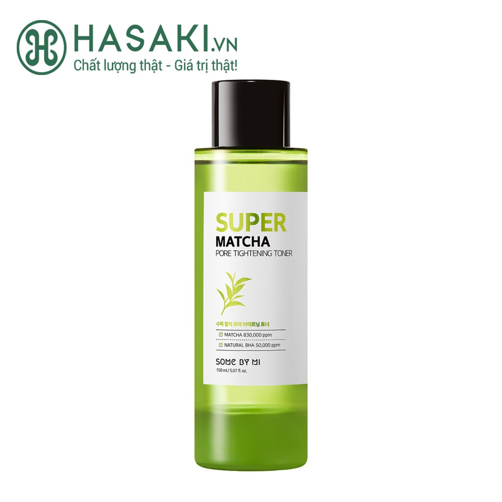 Nước Hoa Hồng Some By Mi Super Matcha Pore Tightening Toner