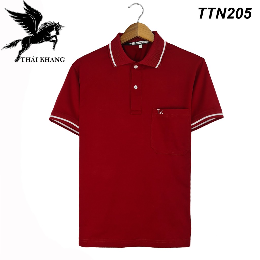 Áo polo nam trung niên cotton mềm do Thái Khang đặt riêng loại áo thun nam có cổ trung niên form rộng ATHUN12 | BigBuy360 - bigbuy360.vn