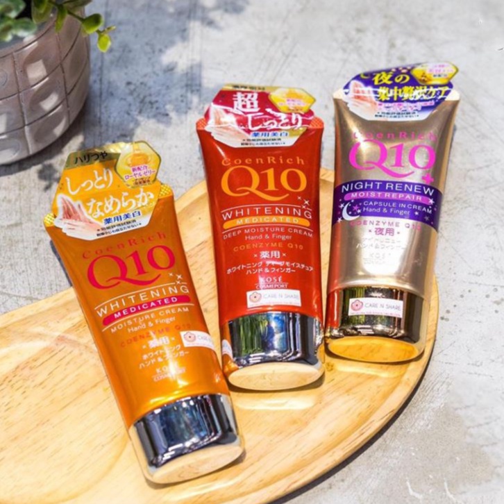 Kem Dưỡng Da Tay Q10 Mềm Mịn Kose Hand Cream Nhật Bản - Tuýp 80g