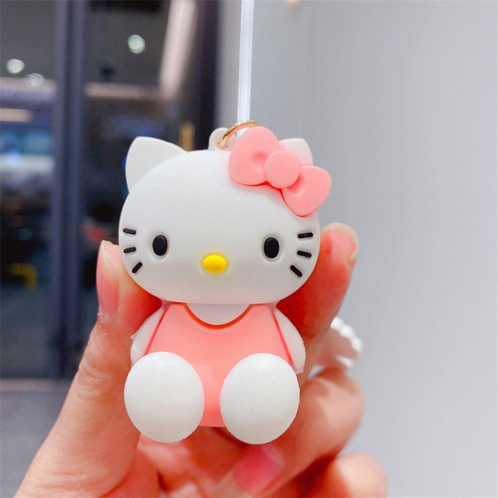 Móc Chìa Khóa Hình Mèo Kitty Nhiều Màu Phong Cách Hàn Quốc Cho Nữ