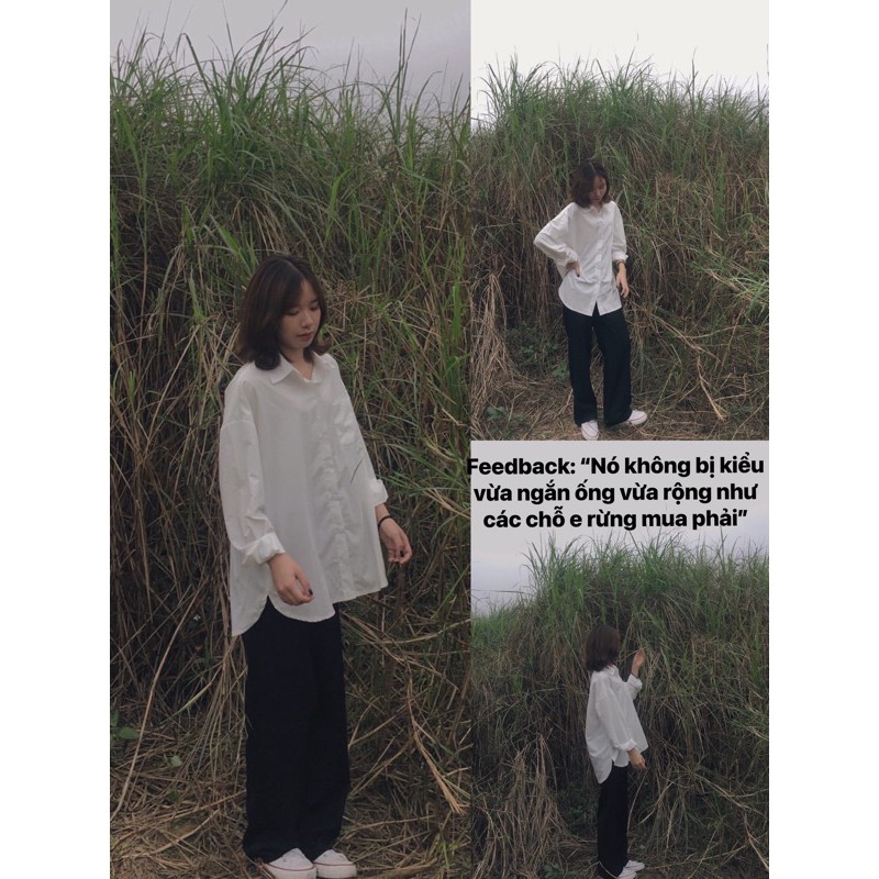 Culottes Pants ( Quần ống suông cạp cao) Dài 100cm | BigBuy360 - bigbuy360.vn