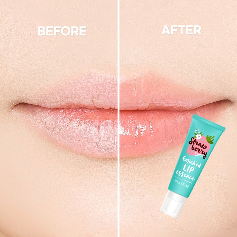 Son Dưỡng Mềm Môi Hương Dâu AROUND ME Enriched Lip Essence Strawberry 8.7g