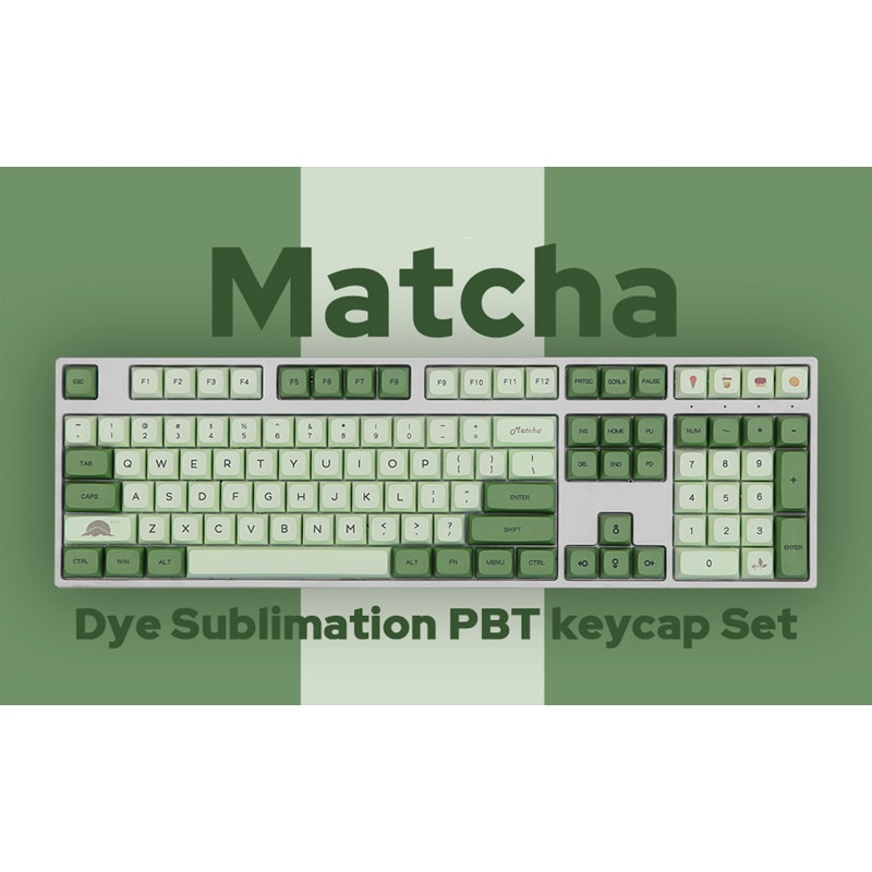 Nút Bàn Phím Cơ Học Tiếng Anh Nhật Bản PBT 124 Phím