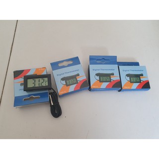 Nhiệt kế điện tử màn hình LCD - Đo nhiệt độ không khí vs nhiệt độ nước - Đồng hồ do nhiệt độ thủy sinh
